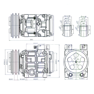 Компрессор RC-U08678 MOTORCOOL
